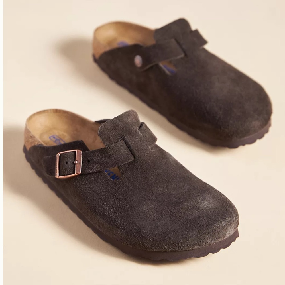 NWT Birkenstock Boston Soft Footbed Clogs